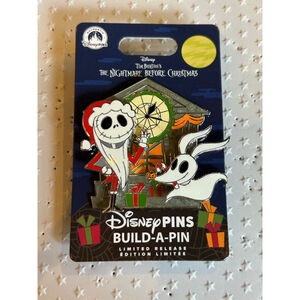 Disney Nightmare Before Christmas Jack Skellington Zero Build-A-Pin 3 Pin Set